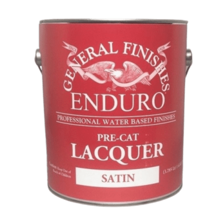 General Finishes Enduro Water Based Pre-Cat Lacquer Satin, 1 Gallon