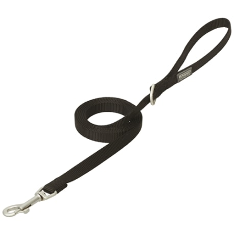 Weaver Leather Terrain Small Black Nylon Leash