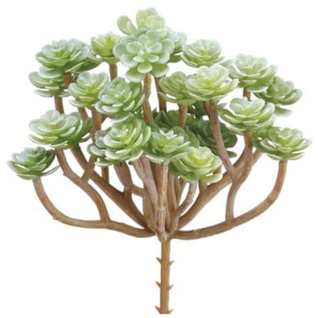 Allstate Floral Soft Green Plastic Sedum Pick, 6.3 in.