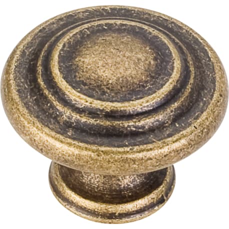 Hardware Resources 1-1/4 In. Arcadia Knob, Distressed Antique Brass