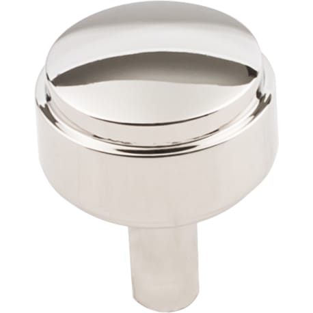 Hardware Resources 1-1/8 In. Hayworth Button Knob, Polished Nickel