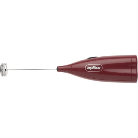 Zyliss Handheld Electric Milk Frother, Red