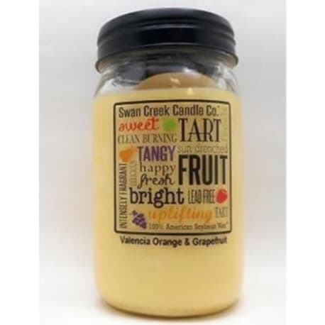 Swan Creek Valencia Orange & Grapefruit Pantry Jar Candle, 12 oz.