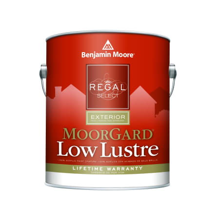 Benjamin Moore Moorgard 4X Low Lustre Tintable Base Exterior Paint, 1 Quart