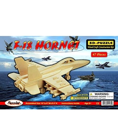 Puzzled 3D Puzzle F-18 Hornet