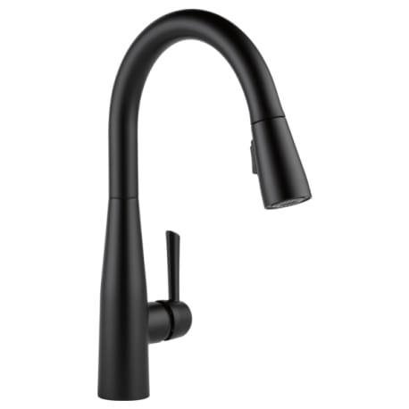 Delta Essa Matte Black Single Handle Pull Down Kitchen Faucet