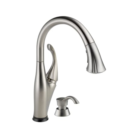 Delta Talbott Single Handle Pull Down Kitchen Faucet