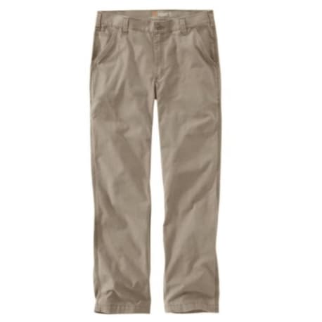 Carhartt Men's Tan Relaxed Fit Canvas Work Pants, 30x30
