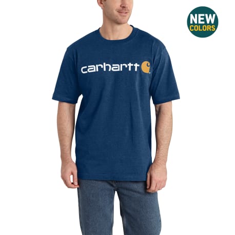 Carhartt Medium Carbon Heather Graphic Logo T-Shirt