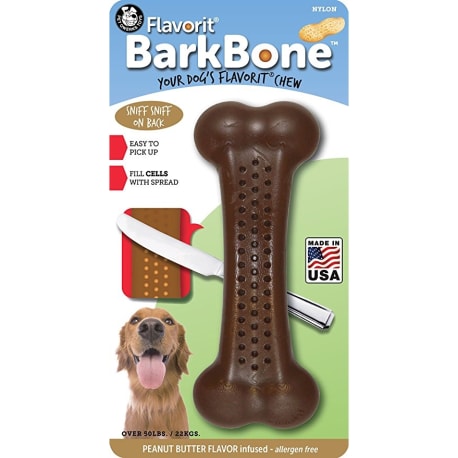 Pet Qwerks Large Peanut Butter Nylon Dog Chew