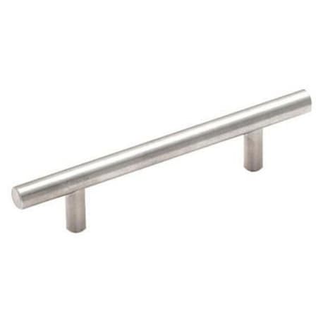 Amerock Bar Pulls 3-3/4" Center-to-Center Sterling Nickel Cabinet Pull