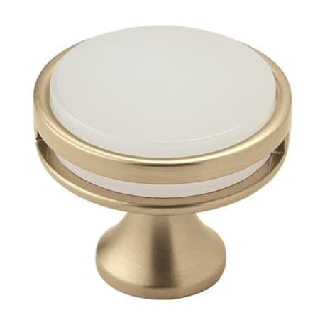 Amerock Oberon Golden Champagne & Frosted Knob, 1-3/8 in.