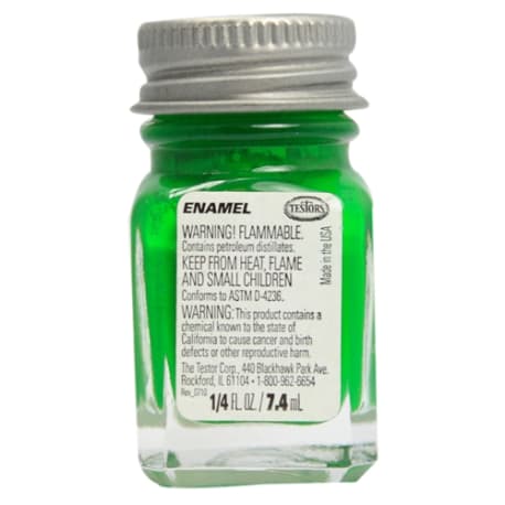 Testors Green Enamel Paint, .25 oz.