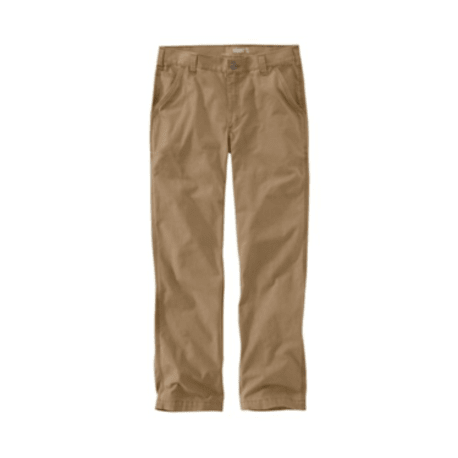 Carhartt Men's Dark Khaki Relaxed Fit Canvas Work Pants, 31x32