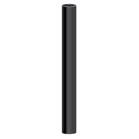 TimberTech 31 in Black Round Aluminum Stair Balusters, 20-Pack