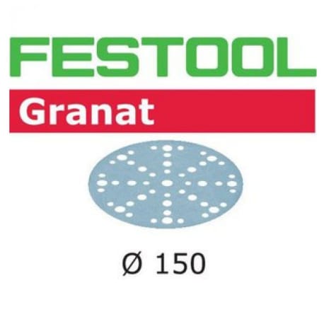 Festool 575155 150mm Granat P60 MJ2 Disc Abrasives, 10 ct