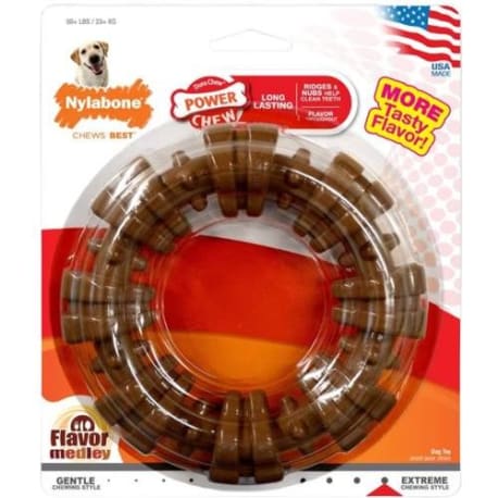 Nylabone Souper Flavor Medley Power Chew Textured Ring