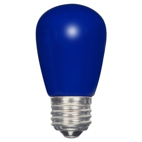 Satco 1.4 Watt S14 LED Blue Medium Base Light Bulb