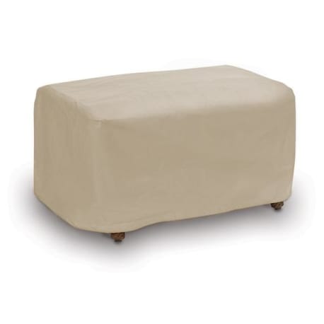 Protective Covers Large Tan Ottoman Cover, 32 in.