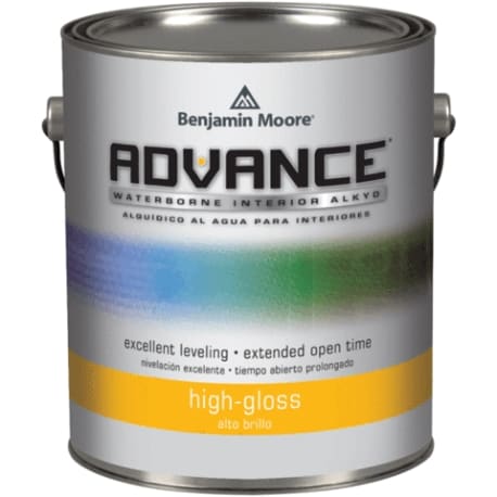 Benjamin Moore Advance White Interior Alkyd High Gloss Paint, 1 Gallon