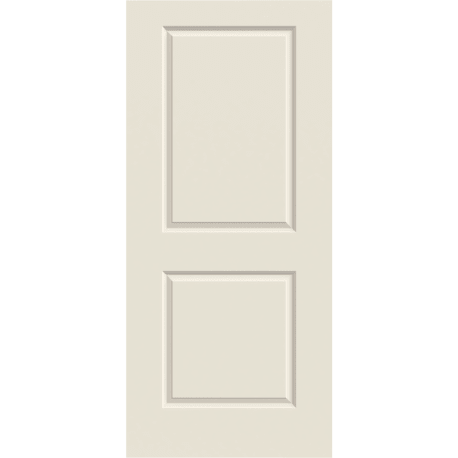 Jeld-Wen 28" x 80" Carrara Primed 2-Panel Interior Slab Hollow Core Door