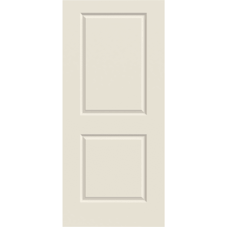 Jeld-Wen 32" x 80" Carrara Primed 2-Panel Interior Slab Hollow Core Door