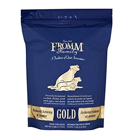 Fromm Gold Reduced Activity & Senior Dry Dog Food, 5 lb.