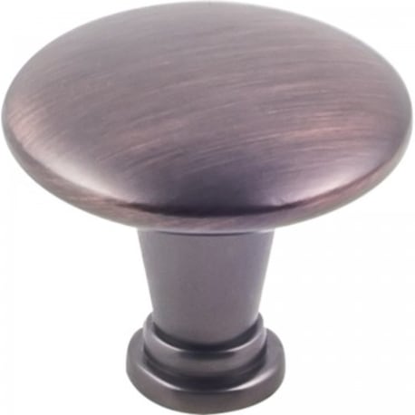 Hardware Resources Kasa 1-1/4" Cabinet Knob Brushed Oil Rubbed Bronze 10-Pack