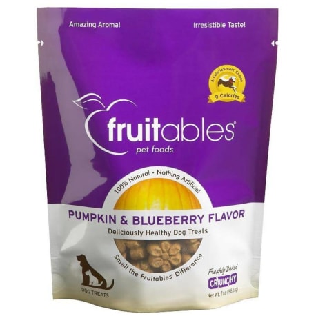 Fruitables Pumpkin & Blueberry Baked Dog Treats, 7 oz.