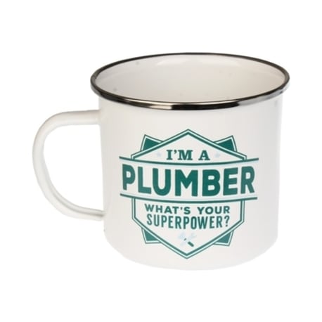 History and Heraldry Plumber Top Guy Mug, 14 oz.