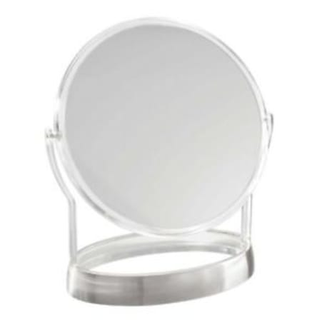 InterDesign Clear & Brushed Haley Countertop Mirror, 8 in.