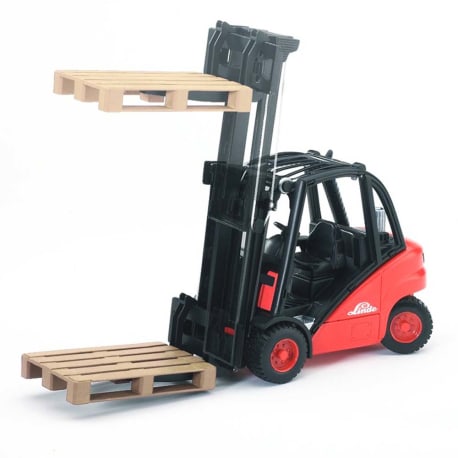 Bruder Toys 1:16 Scale Linde H30D Fork Lift w/2 Pallets