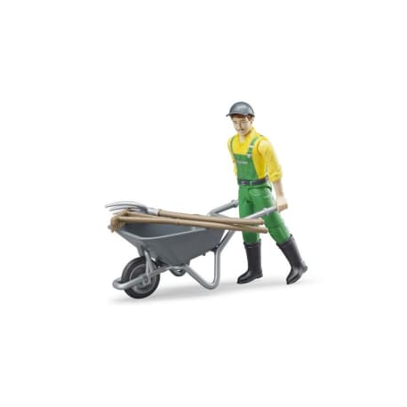 Bruder Toys Farmer with Accessories Action Figure