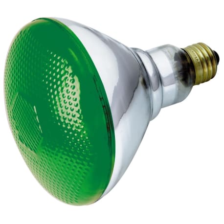 Satco 100 Watt BR38 Green Incandescent Light Bulb