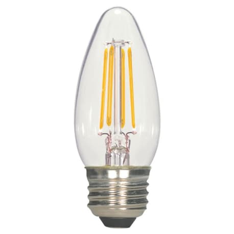 Satco 4.5 Watt B11 LED Clear Medium Base, 3-Pack