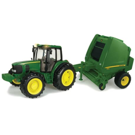 Ertl John Deere 1/16 Big Farm Tractor W Baler