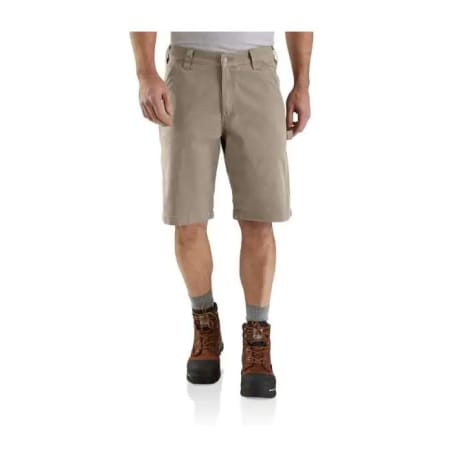 Carhartt Rugged Flex Tan Rigby Work Short, 32