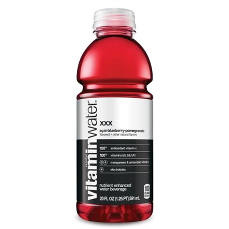 Vitamin Water Acai Blueberry & Pomegranate Vitamin Water, 20 oz.