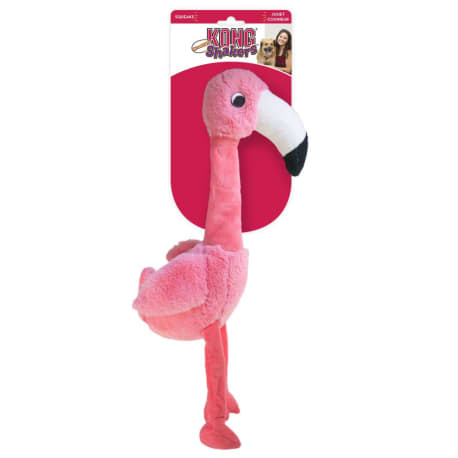 KONG Large Shakers Honkers Flamingo, 20.5 in.