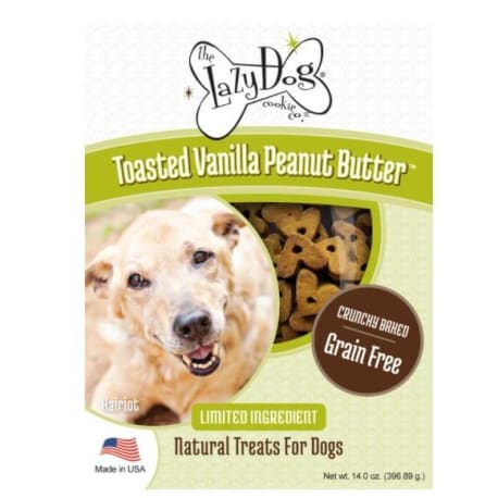 Lazy Dog Toasted Vanilla Peanut Butter Dog Treats, 14 oz.