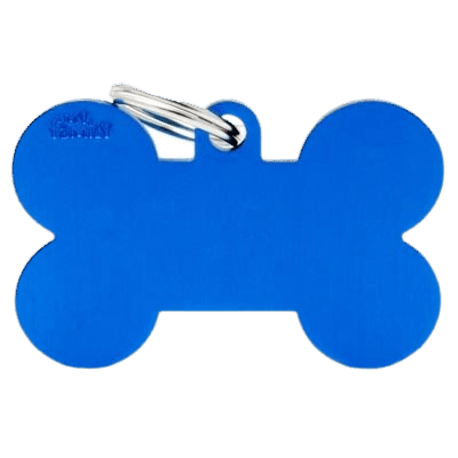 MyFamily XL Blue Bone ID Tag