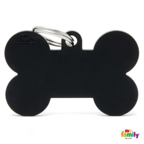 MyFamily XL Black Bone ID Tag