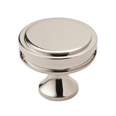 Amerock Oberon 1-3/8" Diameter Polished Nickel Cabinet Knob