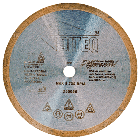 Diteq TG-32 10 in. x .060 in. x 5/8 in. Glass Tile Blade