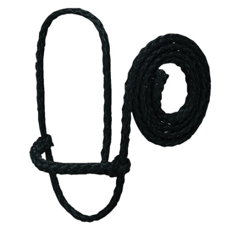 Weaver Leather Black Poly Rope Sheep Halter, 4 ft.