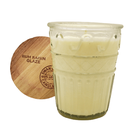 Swan Creek Rum Raisin Glaze Timeless Jar Candle, 12 oz.