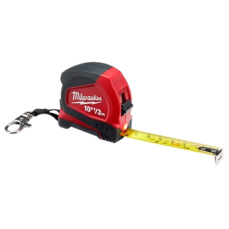 Milwaukee 10' Keychain Tape Measure