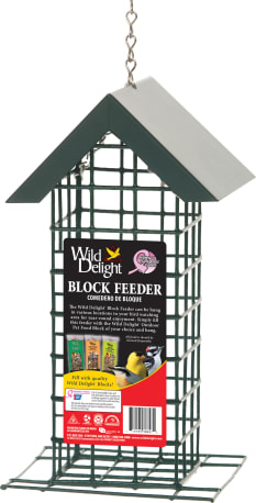 Wild Delight Block Bird Feeder, 8.25 in.