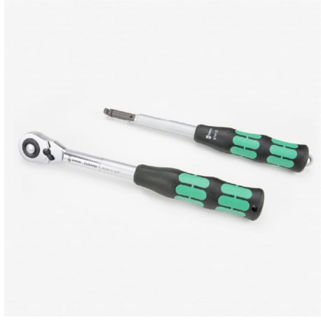 Wera Zyklop Hybrid 1/2 in. Drive Ratchet with Extension Set