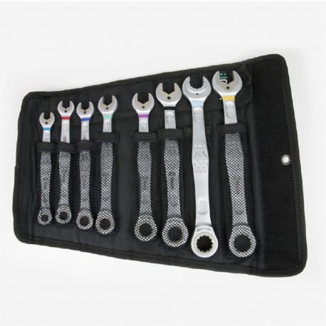 Wera Joker SAE Combination Wrench Set with Pouch, 8 Pieces